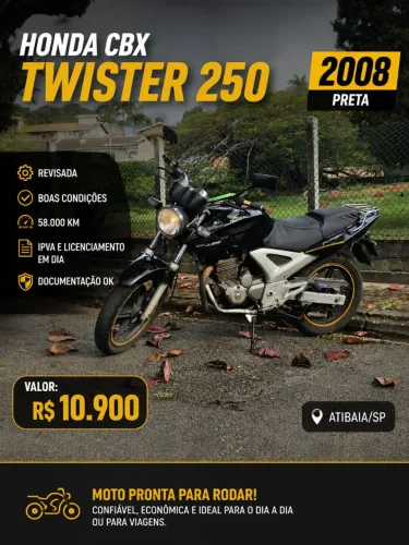 Honda CBX Twister 250 2008