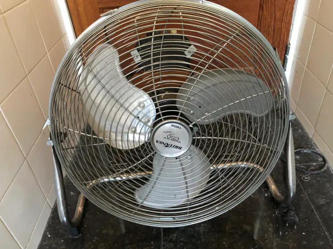 Ventilador em inox