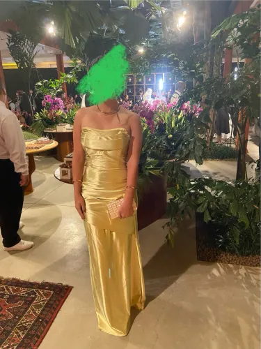 Vestido de Festa Verde Lima