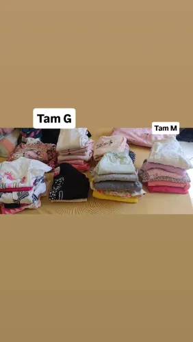 Lotinho de roupa menina M/G 1 ano