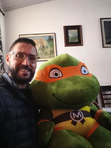 BONECO DE PELÚCIA TARTARUGA NINJA