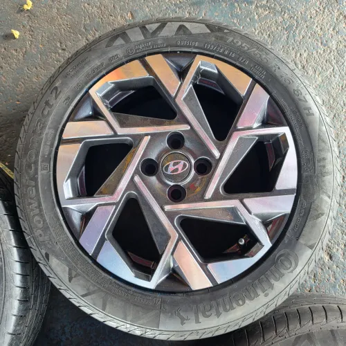 RODAS HYUNDAI HB20 PLATINUM ARO 16 4X100 E PNEUS 195/55