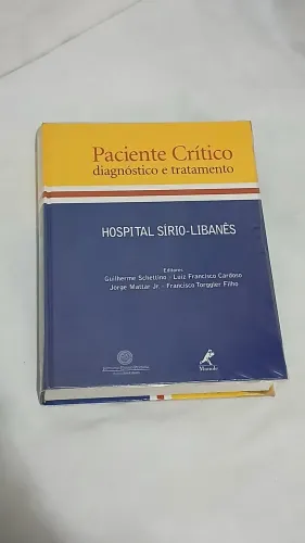 Livro Paciente Crítico Diagnóstico E Tratamento Sírio-Libanês Manole
