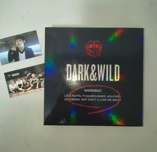 Álbum de KPOP do BTS - "Dark & Wild" - COMPLETO (venda presencial)