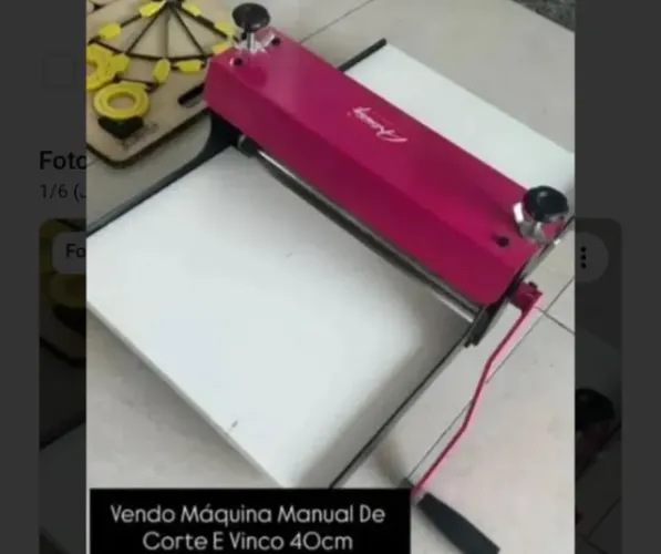 Máquina corte e vinco