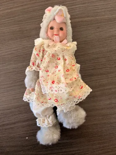 Boneco Lobo Mau DeAgostini vintage colecionável em porcelana - com avaria