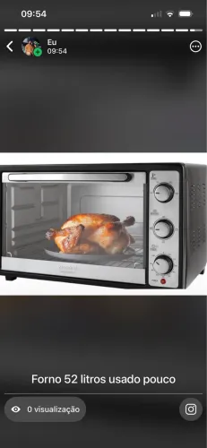 Forno elétrico mundial 52 litros
