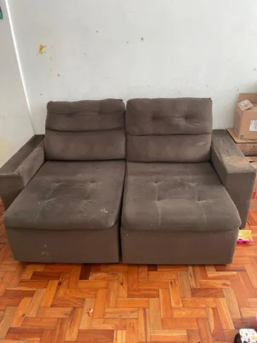 Sofá Retrátil 3 lugares, confortável para levar logo!