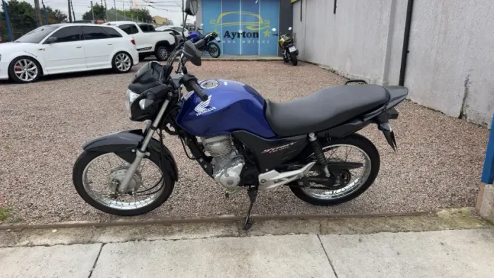 HONDA CG START 160C AZUL UNICO DONO COM MANUAL, CHAVE COPIA E NOTA FISCAL 
