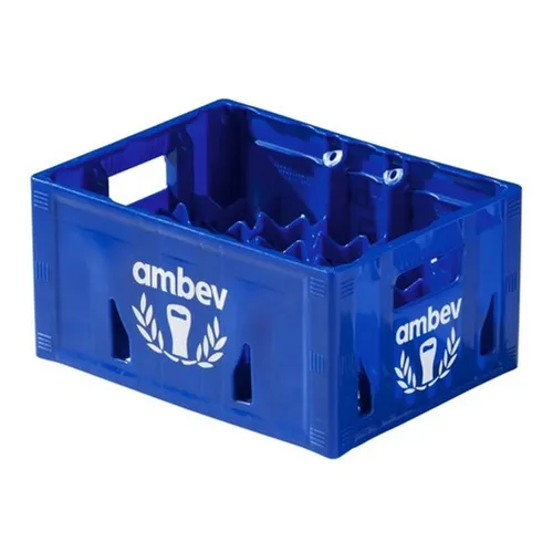 Engradados plástico para 24 vasilhames de cerveja 300 ml (até 40 unidades)