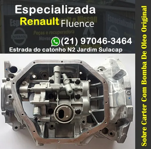 Sobre Carter Com Bomba De Oleo Original Renault Fluence 2.0.