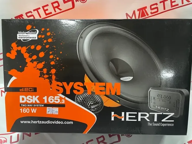 Kit 2 vias Hertz 6? dsk 165.3 original italiano 160rms