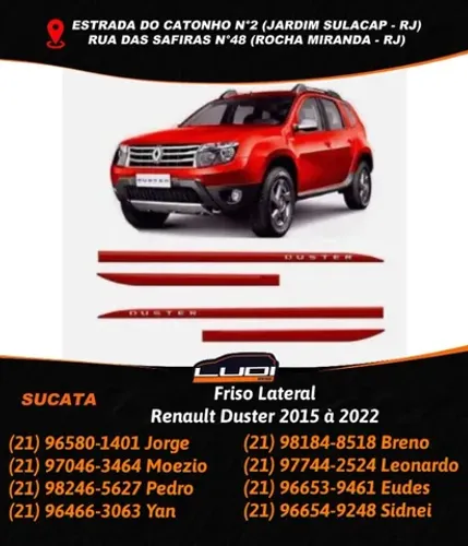 Friso Lateral Renault Duster 2015 à 2022