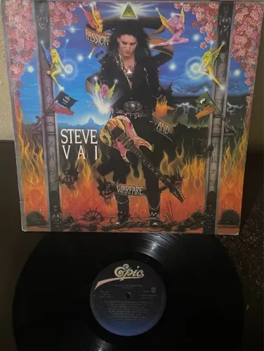 Disco de Vinil Steve Vai Passion And Warfare Excelente Estado