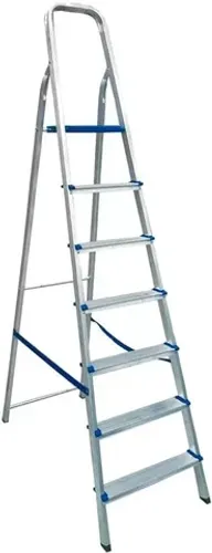 Escada Alumínio Doméstica 7 Degraus Alustep