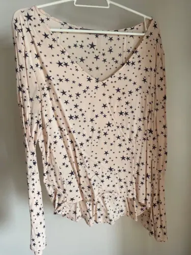 Blusa manga longa soltinha