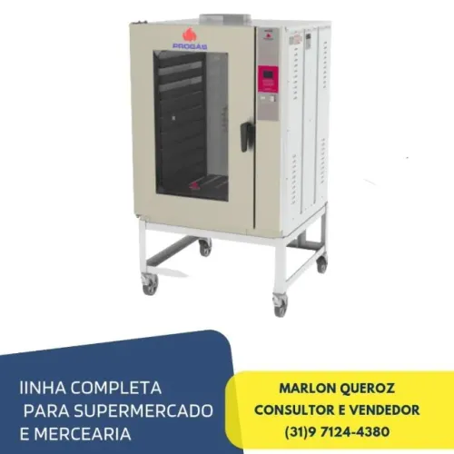 Forno Turbo Elétrico 5 Esteiras Progas