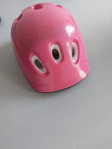 Capacete infantil rosa