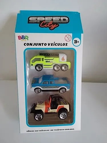 KIt com 3 CARRINHOS BBR