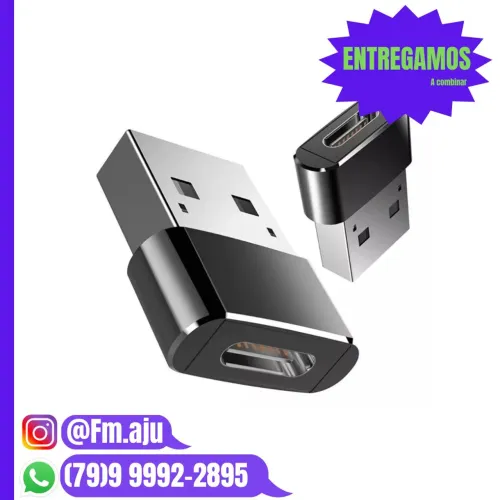 Adaptador USB Tipo C - Novo / Entrega