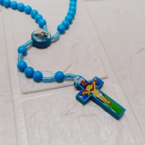 Terço Infantil Color Azul