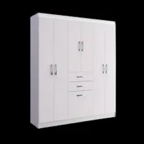 Guarda Roupa Casal 6 Portas e 3 Gavetas Branco