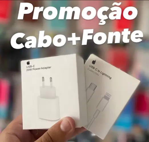Carregador de iPhone Turbo de 20w Carga Rapida - Entrega 24hrs