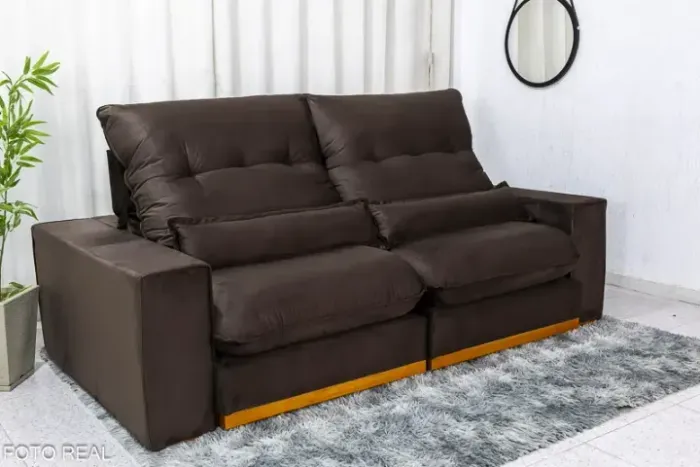 Chame para agendar sua entrega! Mod Sofá Retrátil e Reclinável 2.50cm COD 319  