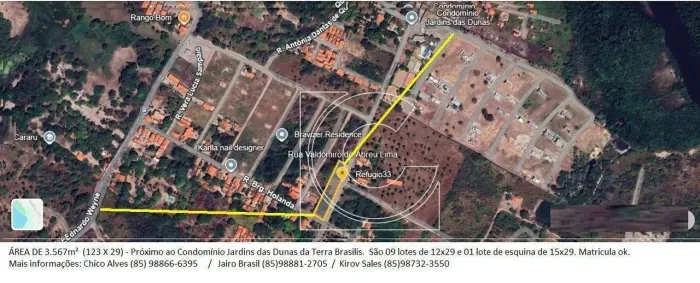 Terreno, 3.567m², Mangabeira, Eusébio/CE.