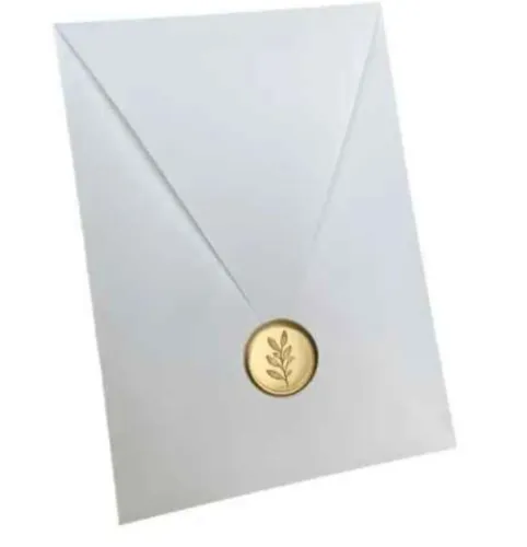 35 envelopes de convite de casamento com lacre