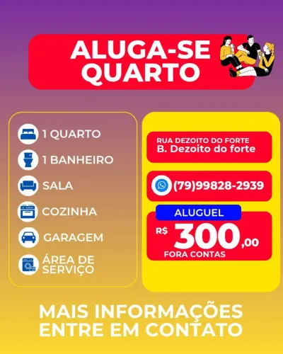 Quarto disponível 18 do forte