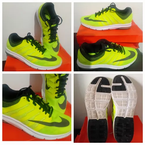 Tenis Nyke air max na cor verde limão 41