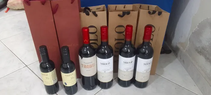 Kit de vinhos sortidos