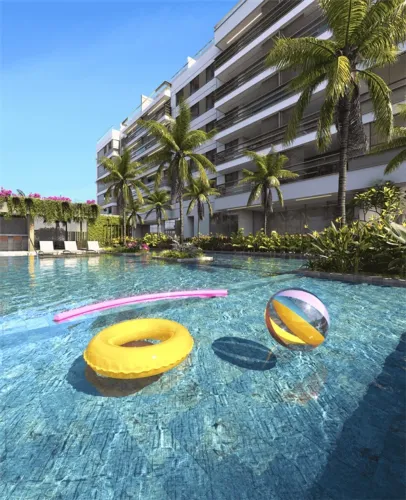 Cobertura para venda possui 156 metros quadrados com 4 quartos no Pontal Oceânico/RJ