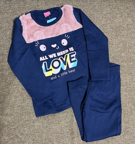 Conjunto Infantil Rosa e Legging de Cactos