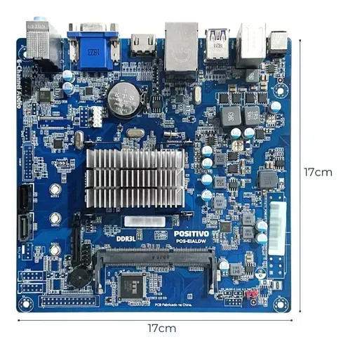Placa Mãe ITX D1100 POS-EIALDW C/Fonte