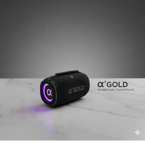 Caixa de som sem fio gold