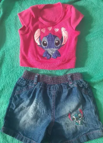 Conjunto Stitch - Tamanho 3.