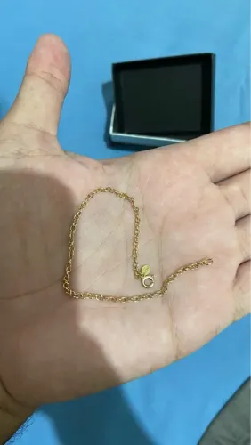 Pulseira banhada a ouro 18K