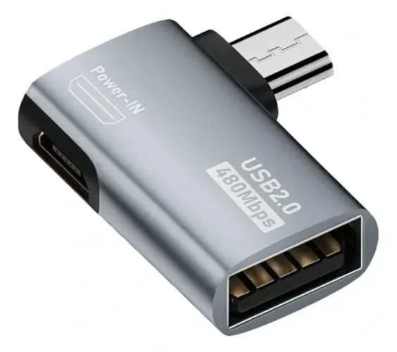 Adaptador OTG Micro USB para celular, Fire TV, Xiaomi TV