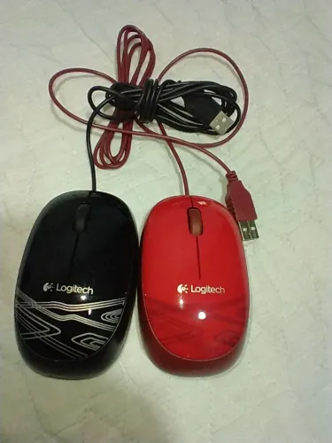 02 Mouses com fio USB Logitech M105 com Design Ambidestro e Facilidade Plug and Play 