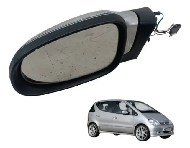 Retrovisor Esquerdo C/ Rebate Mercedes A160 2002 2003 2004
