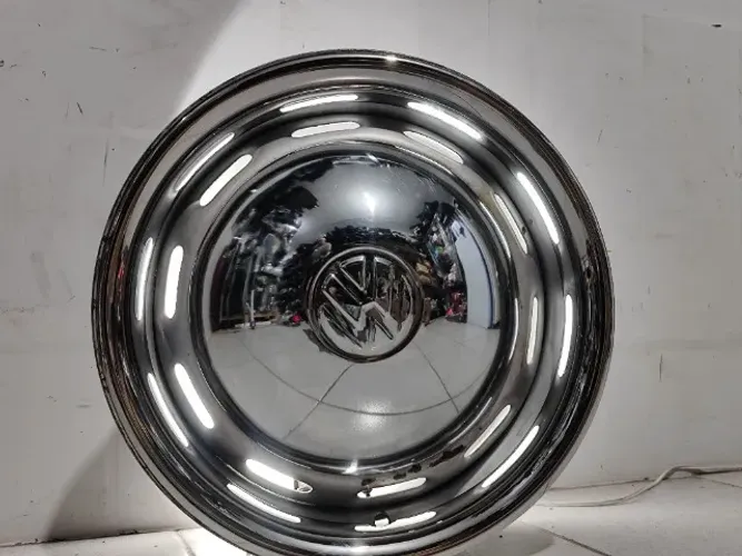 Jogo 4 Sobrearo Metal Aço Roda Aro 15 F100 Fusca Galaxie (Usado)