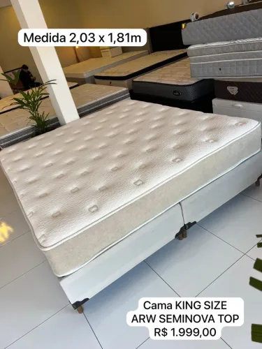 Cama de Casal KING SIZE GRANDE- Entrego HOJE!