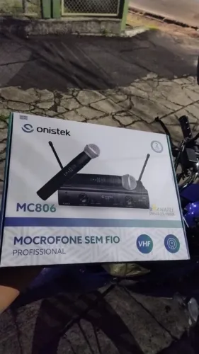MICROFONE SEM FIO PROFISSIONAL LONGO ALCANCE DUPLO