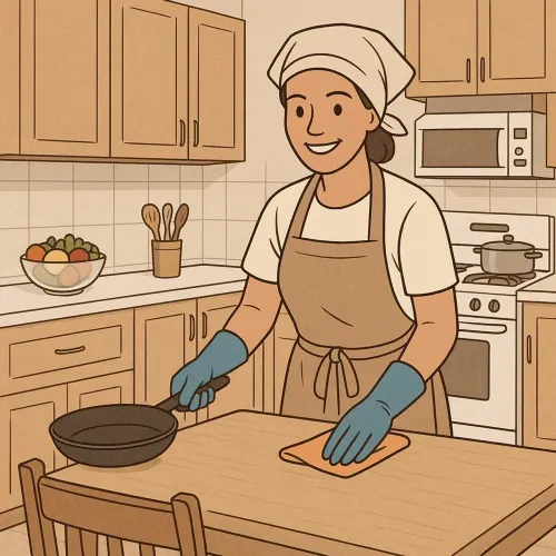 para morar no trabalho - Domestica com experiencia em Cozinha