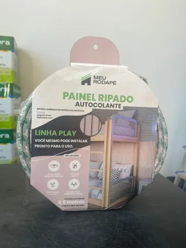 painel ripado play rosa 10x1 - 2,5M