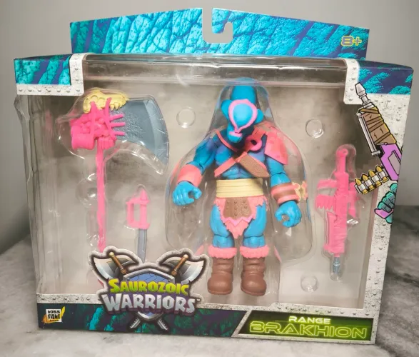 Dinossauros 2 pack Saurozoic Warriors - Range Brakhion e Marr ossis boss fight studios