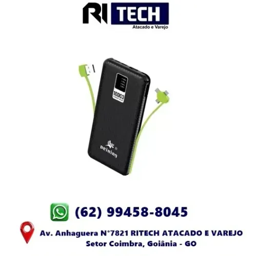 Carregador Portátil PowerBank 10000mHa 3.1A Portatil Peining 4 em 1 WUP-951A