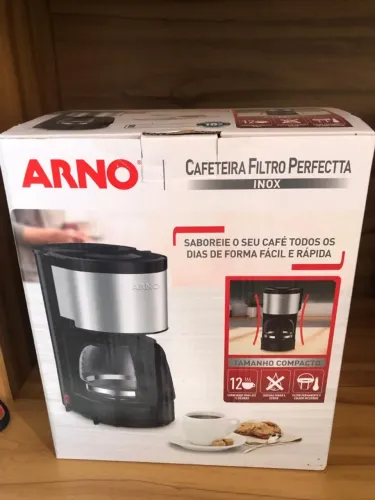 Cafeteira Perfectta Inox Arno (tamanho compacto, pouco usada)